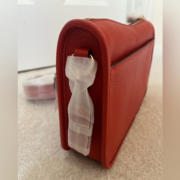 NWT Coach Pennie Crossbody Bag with Coin Case in Mango color - Picture 7 of 9